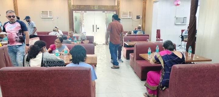 A family enjoying a meal together at India City Family Restaurant